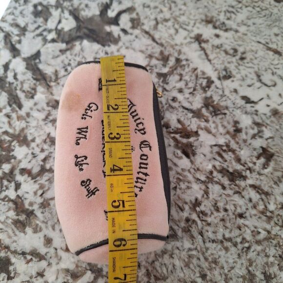 Y2K Juicy Coulture sidekick barrel Bag pink velour‎ vintage mini purse - Picture 10 of 13